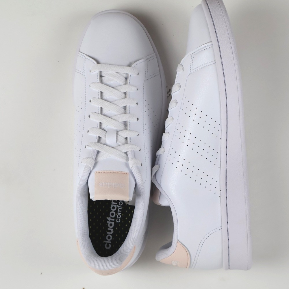 Adidas Sneakers Advantage White Pink 10.5 NWT